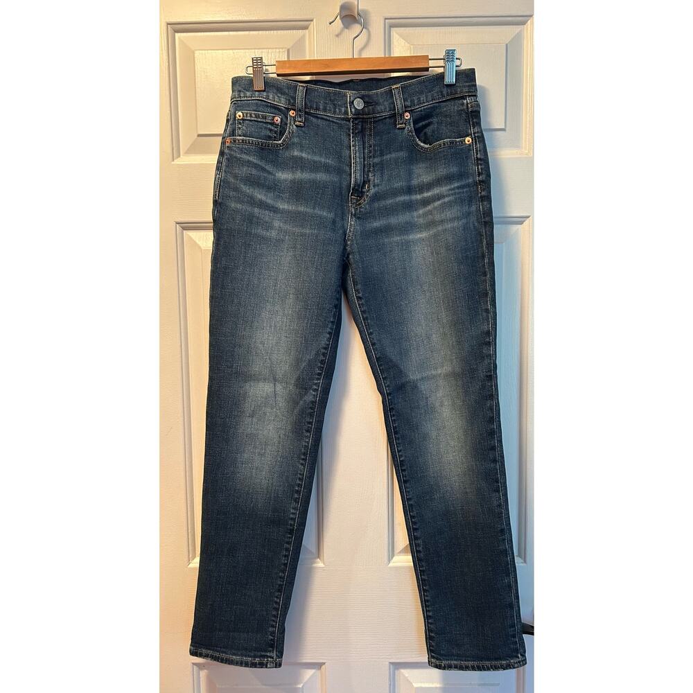 GAP Mid Rise Best Girlfriend Jean, Size 27/4R